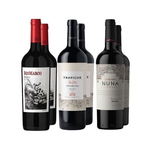 Combo Malbecs X 6 Blackwine