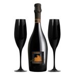 Set-Prosecco-Italiano-Canevari---2-Copas-Flautas-Negras