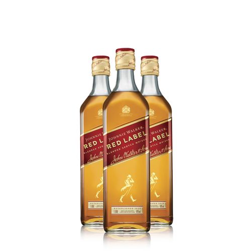 Whisky Johnnie Walker Red 1000 ml x 3