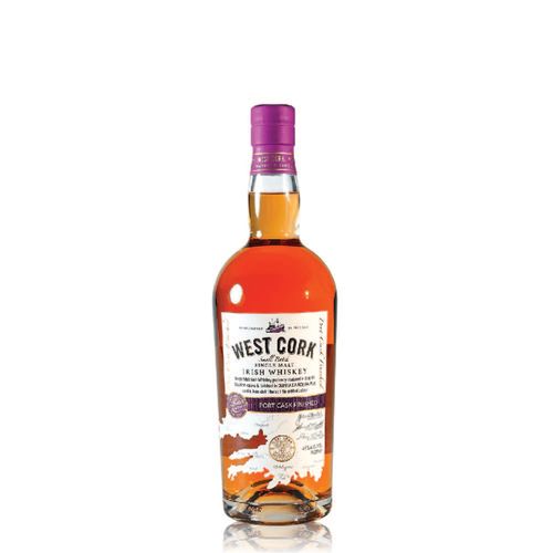 West Cork Port Cask Finished Single Malt Irish Whiskey 700ml