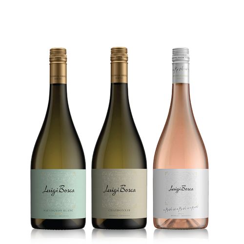 Vinos Combinados Luigi Bosca Blanco Rosado Seleccion x 3 c Estuche