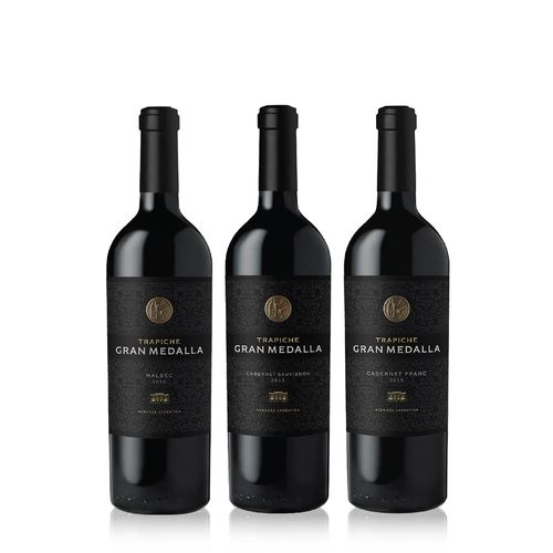 Trapiche Gran Medalla Seleccion x 3 con Estuche