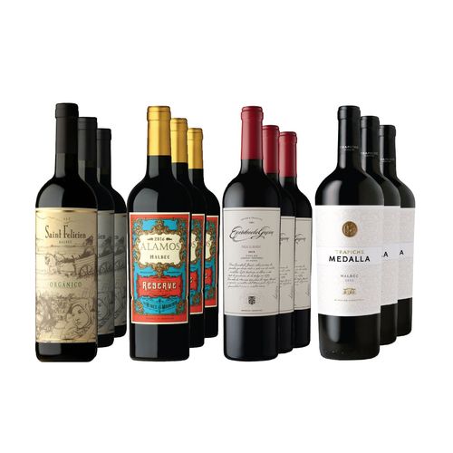 Combo Malbecs Surtidos X 12 Blackwine