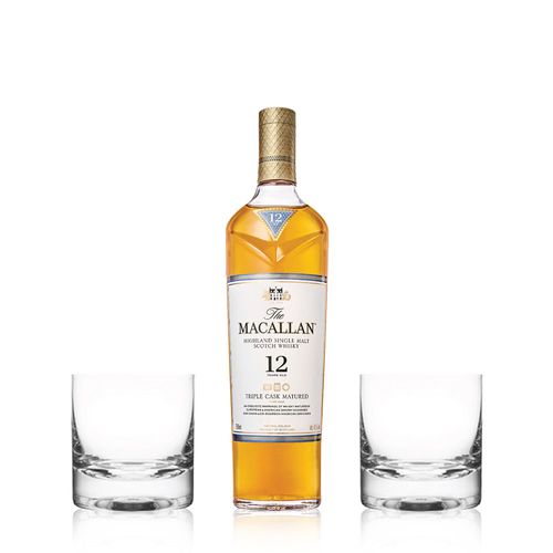 Macallan Sherry Oak mas 2 Vasos con Estuche