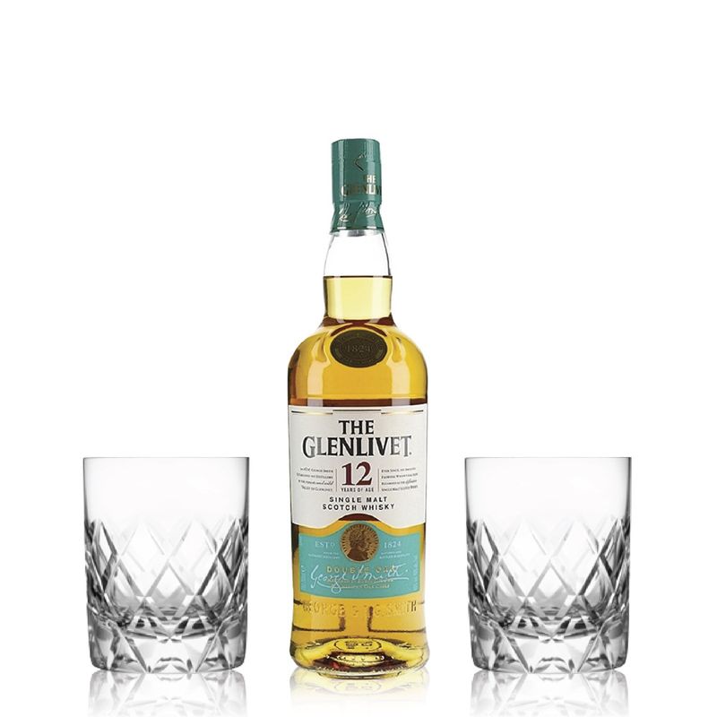 Glenlivet-12-Yo---2-vasos-tallados