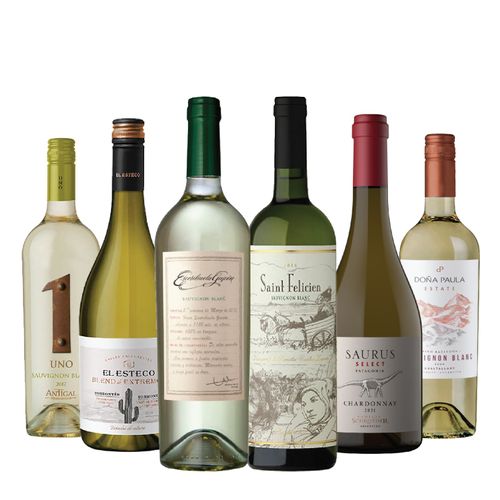 Set Vinos Blancos Surtido x 6