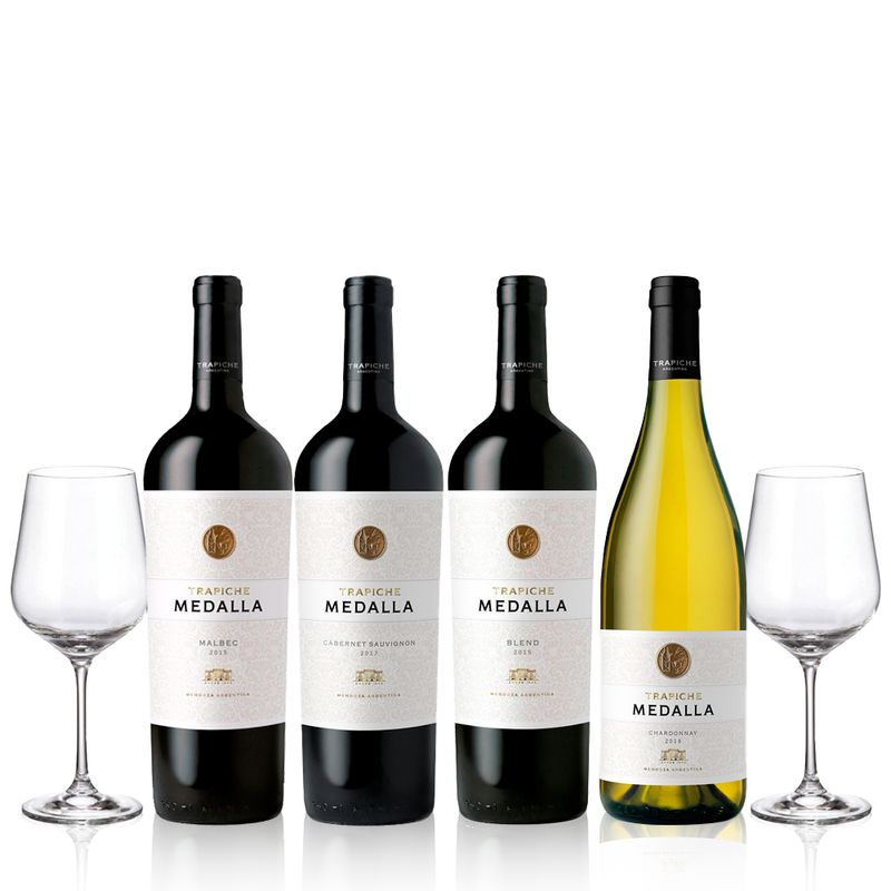 Set-Trapiche-Medalla-Seleccion-4-Vinos---2-Copas---Estuche-Maletin