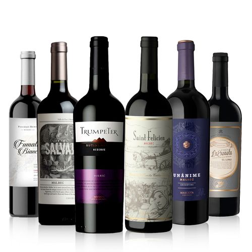 Vinos Malbec Seleccion III Caja x 6