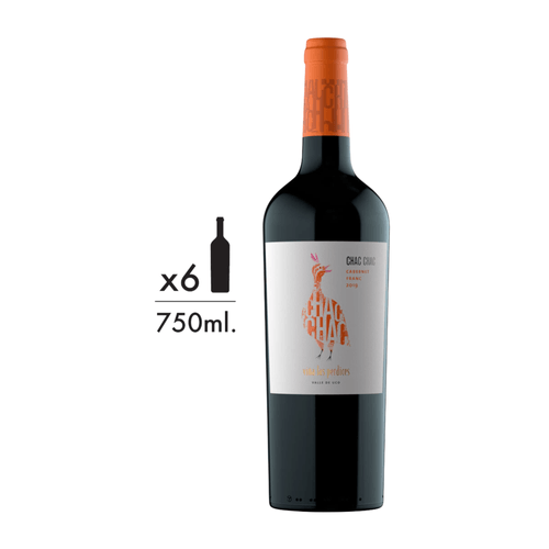 Vino Tinto Las Perdices Chac Chac Cabernet Franc 750 ml pack x 6