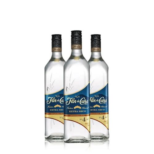 Ron Flor de Caña Blanco Pack x 3