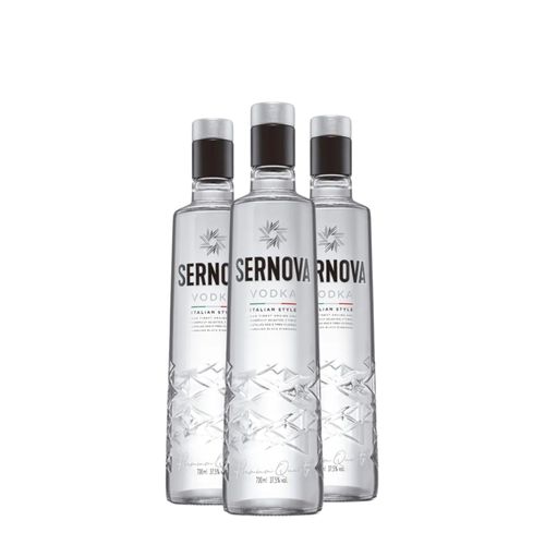Vodka Sernova 700 ml Caja x 3