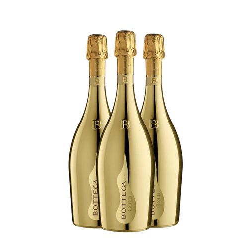 Espumante Prosecco Bottega Gold 750 ml Caja x 3