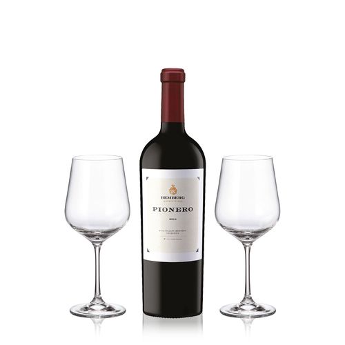 Bemberg Pionero Blend mas 2 Copas mas Estuche